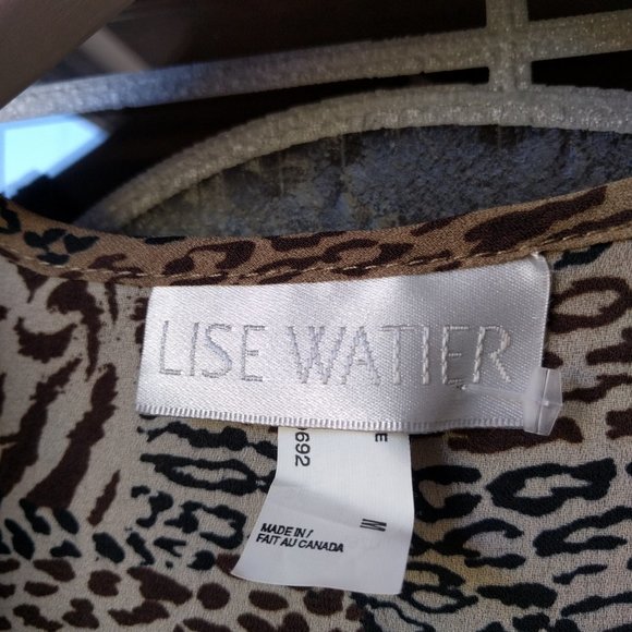 Stunning Animal Print Vintage Lise Watier Ensemble 3 Pieces - Picture 9 of 13